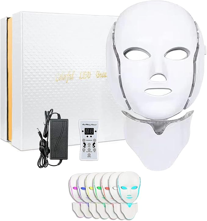 ayuda a mejorar la apariencia de tu piel , con la mascarilla de terapias luz led